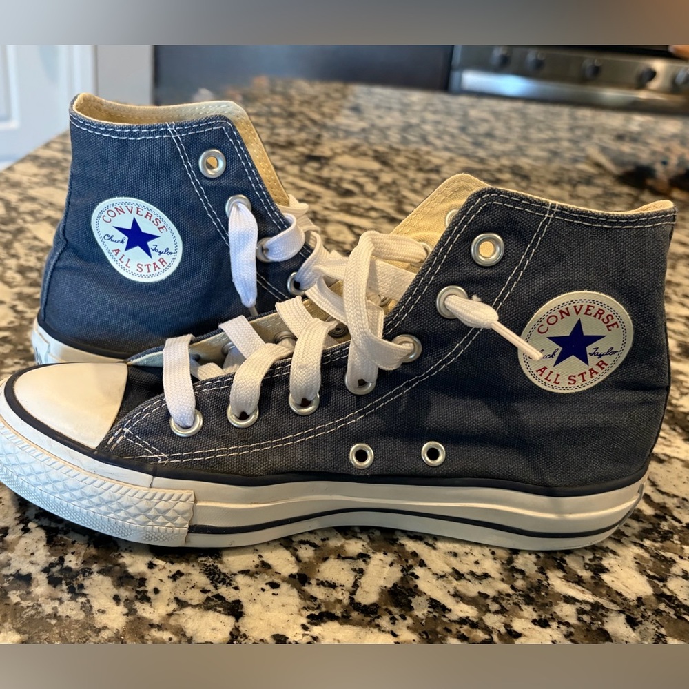 Converse Navy Blue High-Top Sneakers